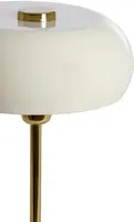 Light & Living tafellamp metaal surin 26x47cm crème - afbeelding 2