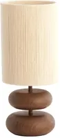 Light & Living tafellamp metaal, touw danialo 22x50cm bruin, crème - afbeelding 1