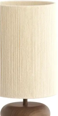 Light & Living tafellamp metaal, touw danialo 22x50cm bruin, crème - afbeelding 3