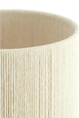 Light & Living tafellamp metaal, touw danialo 22x67.5cm crème - afbeelding 3