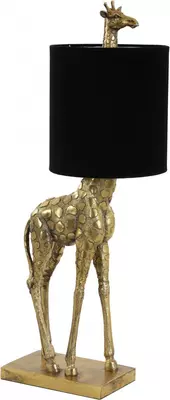 Light & Living tafellamp polyresin giraffe 28x20x68cm brons, zwart - afbeelding 2
