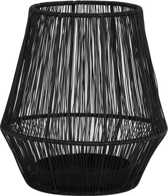 Light & Living theelicht ø20x22 cm vitu mat zwart - afbeelding 1