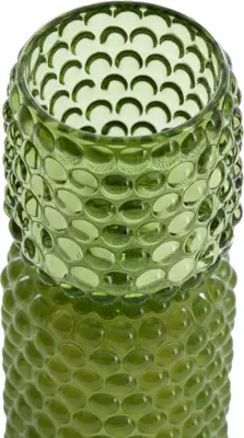 Light & Living theelichthouder glas bublini 9x16cm groen - afbeelding 2