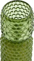 Light & Living theelichthouder glas bublini 9x16cm groen - afbeelding 2