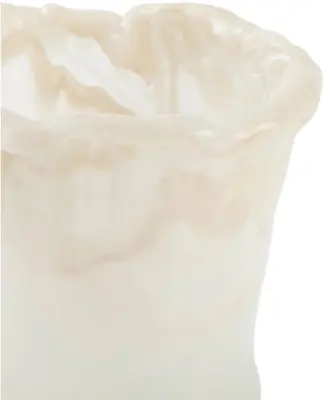 Light & Living theelichthouder glas myron 12x12cm crème - afbeelding 2