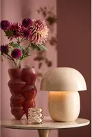 Light & Living theelichthouder glas wadley 9.5x9.5cm perzik - afbeelding 2