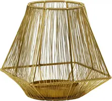 Light & Living theelichthouder metaal mutex 20x20x22cm brons - afbeelding 1