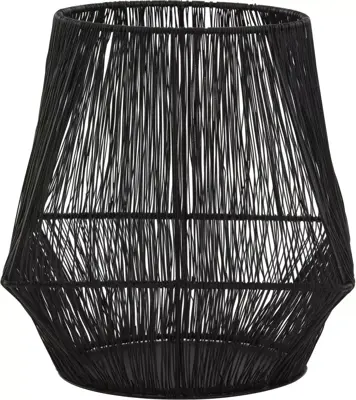 Light & Living theelichthouder metaal mutex 20x20x22cm zwart - afbeelding 2