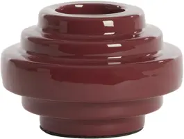 Light & Living theelichthouder metaal wanhati 11x7.5cm bordeaux - afbeelding 1