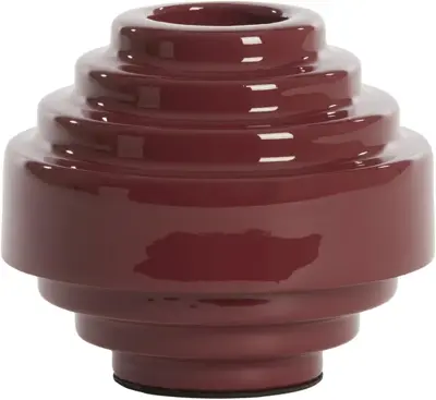 Light & Living theelichthouder metaal wanhati 13x10.5cm bordeaux - afbeelding 1