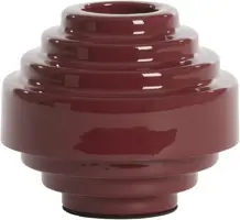 Light & Living theelichthouder metaal wanhati 13x10.5cm bordeaux - afbeelding 1