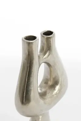 Light & Living vaas aluminium kotani 17x6x31.5cm zilver - afbeelding 3