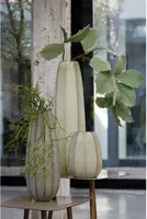 Light & Living vaas glas bradley 17.5x44.5cm olijfgroen - afbeelding 3