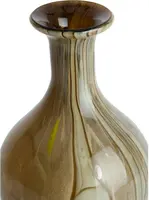 Light & Living vaas glas jorven 14.5x29.5cm olijfgroen - afbeelding 2