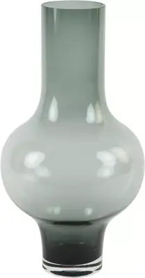 Light & Living vaas glas kaela 25.5x47cm grijs - afbeelding 1