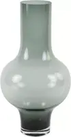 Light & Living vaas glas kaela 25.5x47cm grijs - afbeelding 1