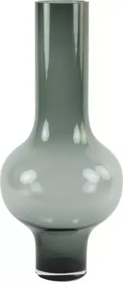 Light & Living vaas glas kaela 28x62.5cm grijs - afbeelding 1