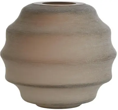 Light & Living vaas glas nayoro 32.5x29cm bruin - afbeelding 1