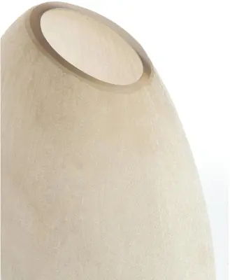 Light & Living vaas glas santino 33x13x33.5cm lichtbruin - afbeelding 2