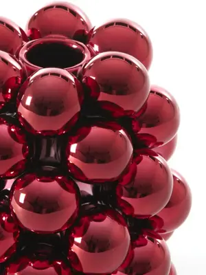 Light & Living vaas keramiek biyang 14x17.5cm rood - afbeelding 2