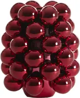 Light & Living vaas keramiek biyang 14x17.5cm rood - afbeelding 1