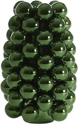 Light & Living vaas keramiek biyang 16x24cm groen - afbeelding 1