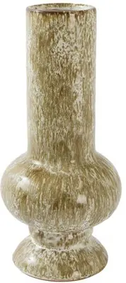 Light & Living vaas keramiek cepari 16x34cm olijfgroen - afbeelding 1