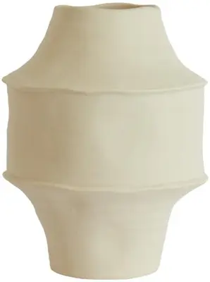 Light & Living vaas keramiek corsico 21x28cm crème - afbeelding 1