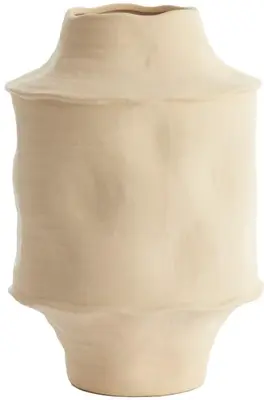 Light & Living vaas keramiek corsico 25x38cm crème - afbeelding 1