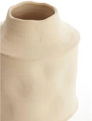 Light & Living vaas keramiek corsico 25x38cm crème - afbeelding 2