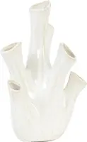 Light & Living vaas keramiek korali 15x23.5cm crème - afbeelding 1
