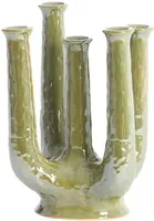 Light & Living vaas keramiek leonjo 22x16.5x30cm lichtgroen - afbeelding 1