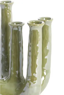 Light & Living vaas keramiek leonjo 22x16.5x30cm lichtgroen - afbeelding 2