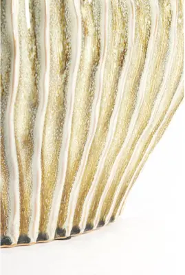Light & Living vaas keramiek lorito 35x21x30cm olijfgroen - afbeelding 3