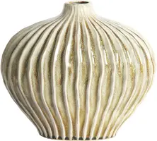 Light & Living vaas keramiek lorito 35x21x30cm olijfgroen - afbeelding 1