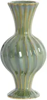 Light & Living vaas keramiek savi 8.5x17cm donkergroen - afbeelding 1
