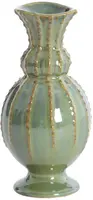 Light & Living vaas keramiek sorrel 8.5x17cm donkergroen - afbeelding 1