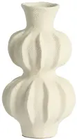 Light & Living vaas keramiek spotorno 18x33cm crème - afbeelding 1