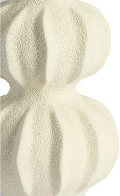 Light & Living vaas keramiek spotorno 18x33cm crème - afbeelding 2