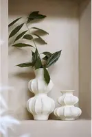 Light & Living vaas keramiek spotorno 18x33cm crème - afbeelding 3