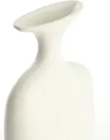 Light & Living vaas keramiek trovo 18x8x31cm wit - afbeelding 3
