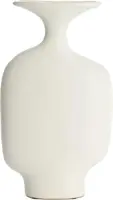 Light & Living vaas keramiek trovo 22.5x8x27cm wit - afbeelding 1