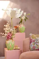 Light & Living vaas keramiek tulip 21.5x26cm roze - afbeelding 4