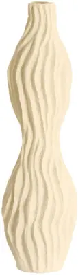 Light & Living vaas keramiek vania 21.5x21x76cm crème - afbeelding 1