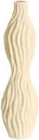 Light & Living vaas keramiek vania 21.5x21x76cm crème - afbeelding 1