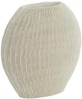 Light & Living vaas kunststof bubio 41x13x39.5cm crème - afbeelding 2