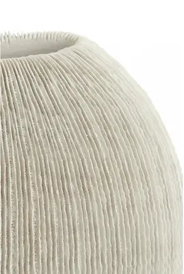 Light & Living vaas kunststof bubio 41x13x39.5cm crème - afbeelding 3