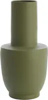 Light & Living vaas metaal datuh 29x55cm olijfgroen - afbeelding 1