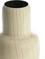 Light & Living vaas metaal kamadu 20x34.5cm crème - afbeelding 2