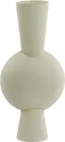 Light & Living vaas metaal kavandu 26x19x54cm grijs - afbeelding 1
